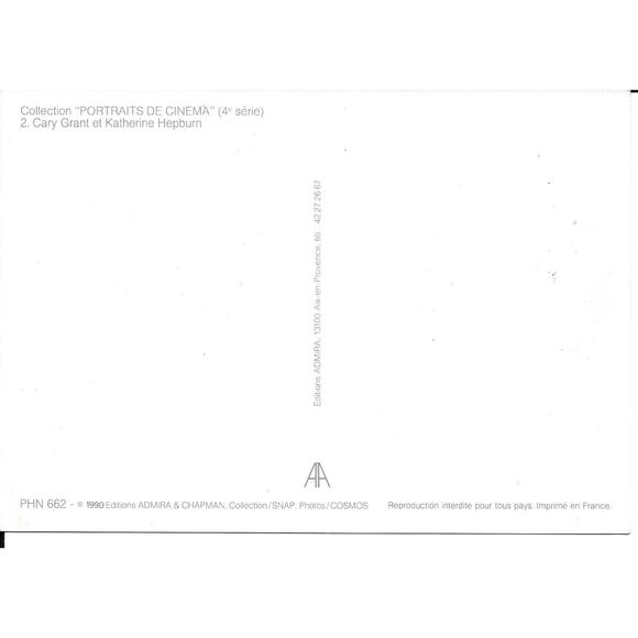 4 Cary Grant Vintage Black & White Postcards, 1 Magnet & 3 Bookmarks! - Picture 7 of 16